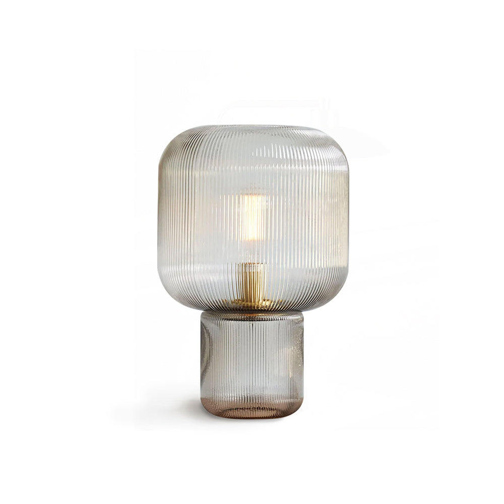 Oval Glass Table Lamp